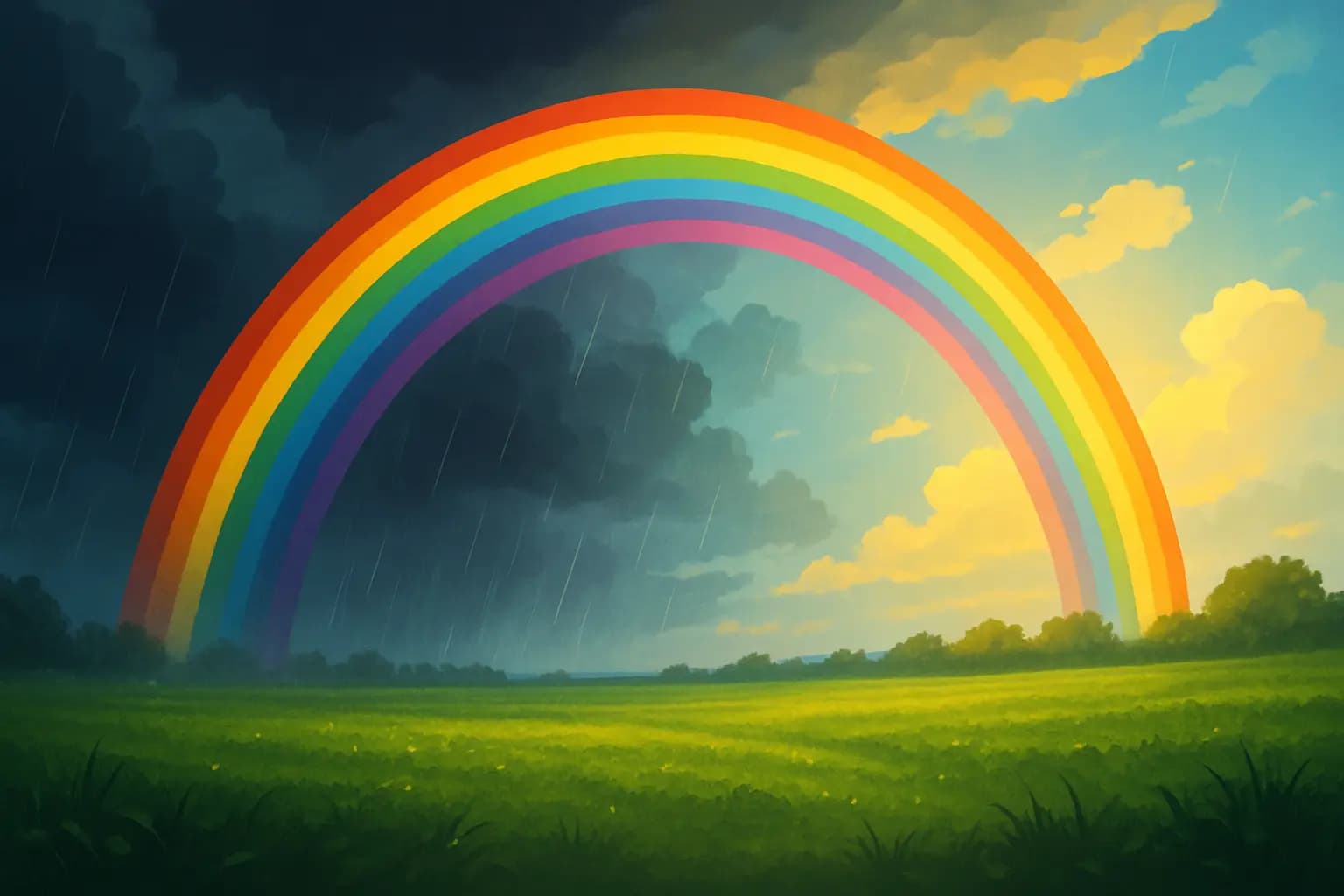 How Rainbows Form