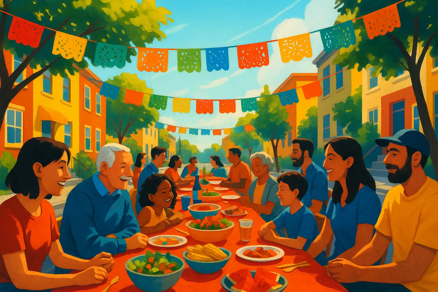 Les fêtes de quartier : quand les voisins se retrouvent