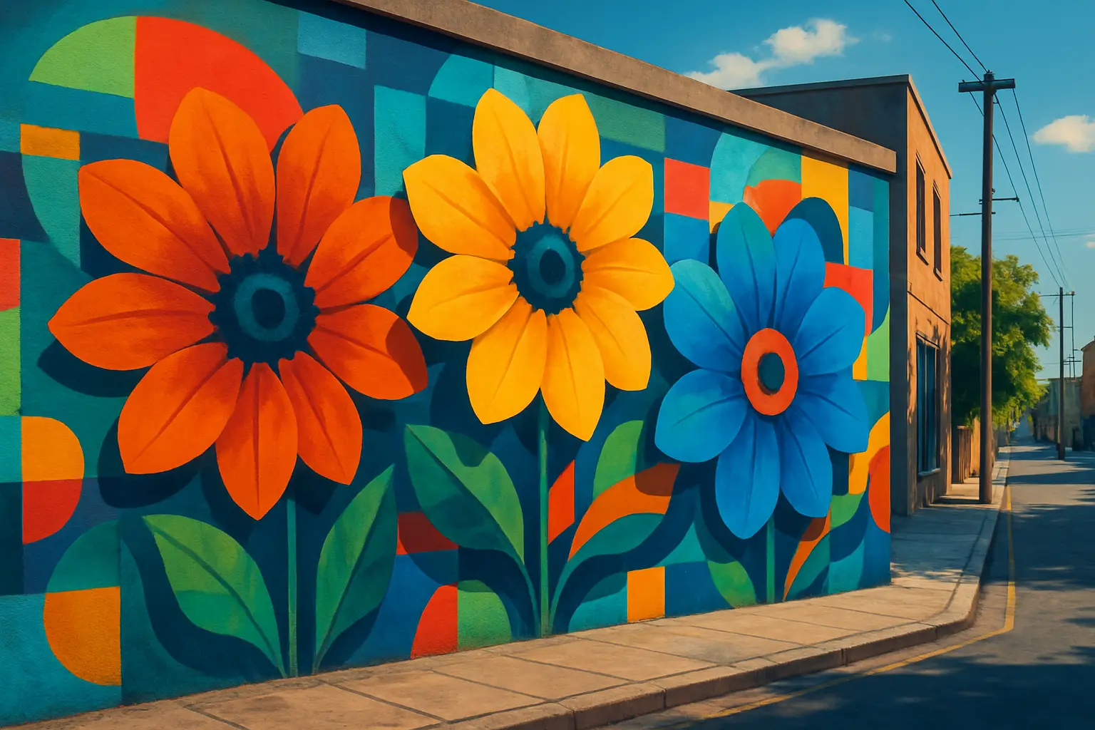 Graffiti als Kunst eine bunte Welt an der Wand