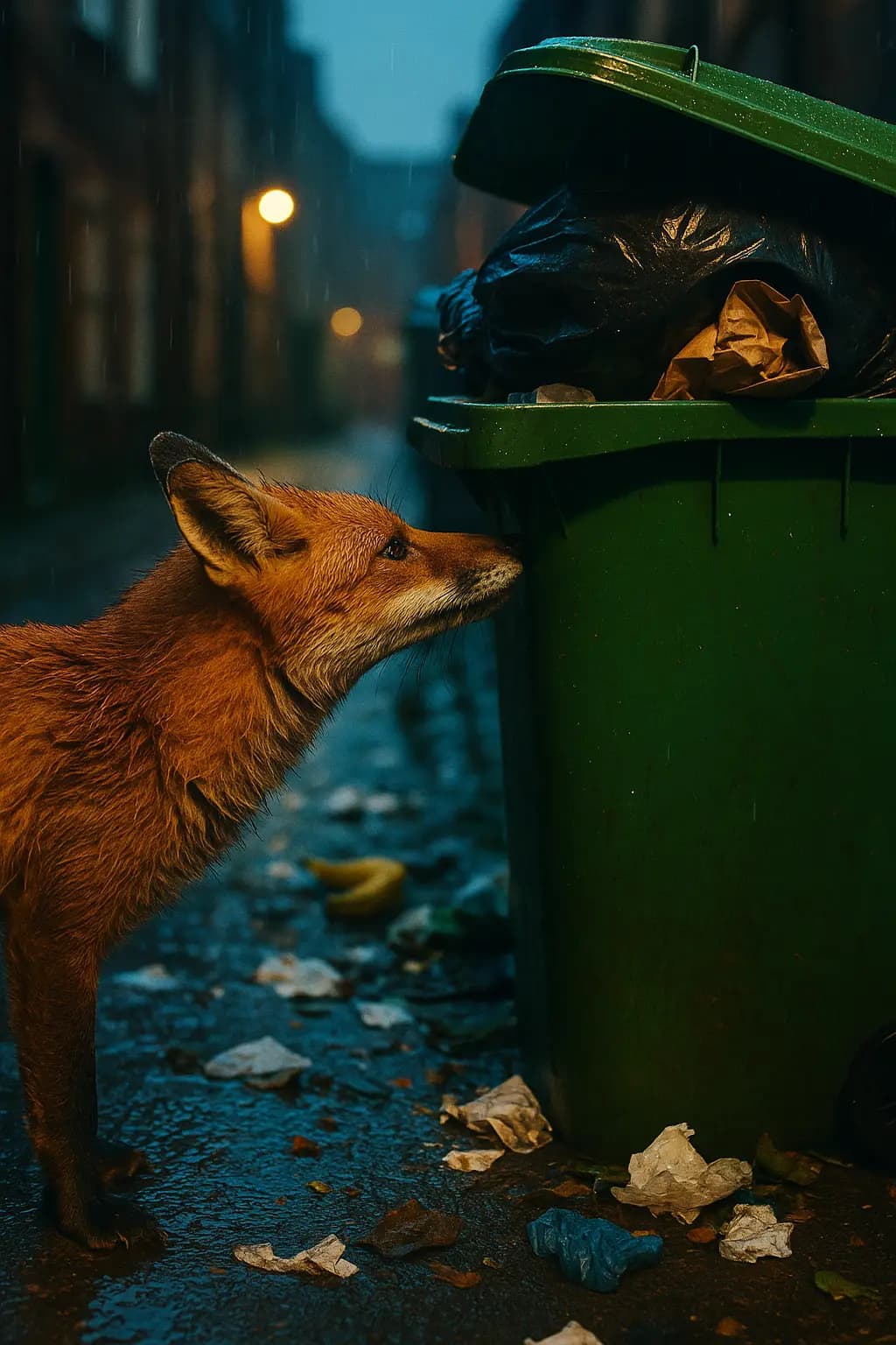 Illustration 2 of 5 for “The Secret Lives of Urban Foxes”