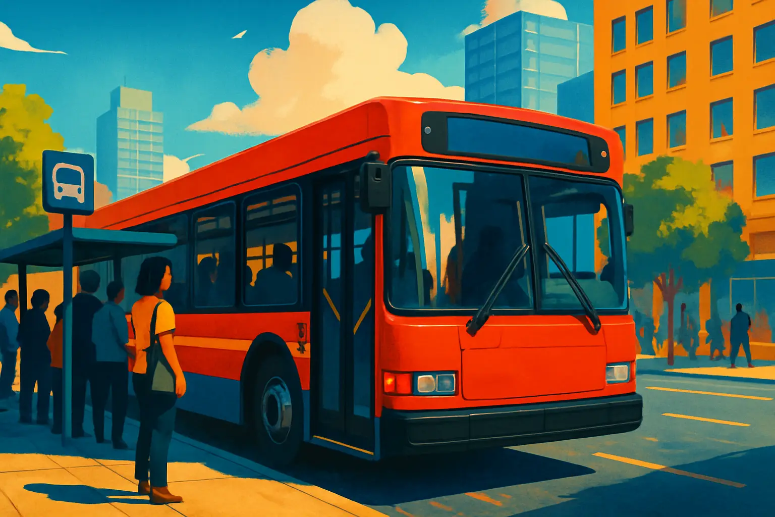 How Buses Help a City