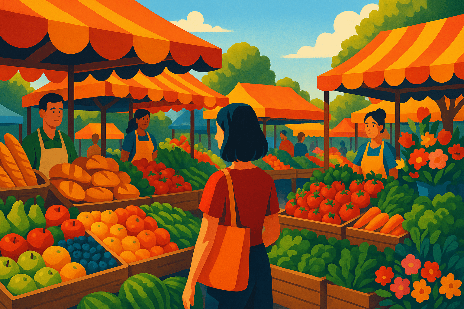 Les marchés du week-end