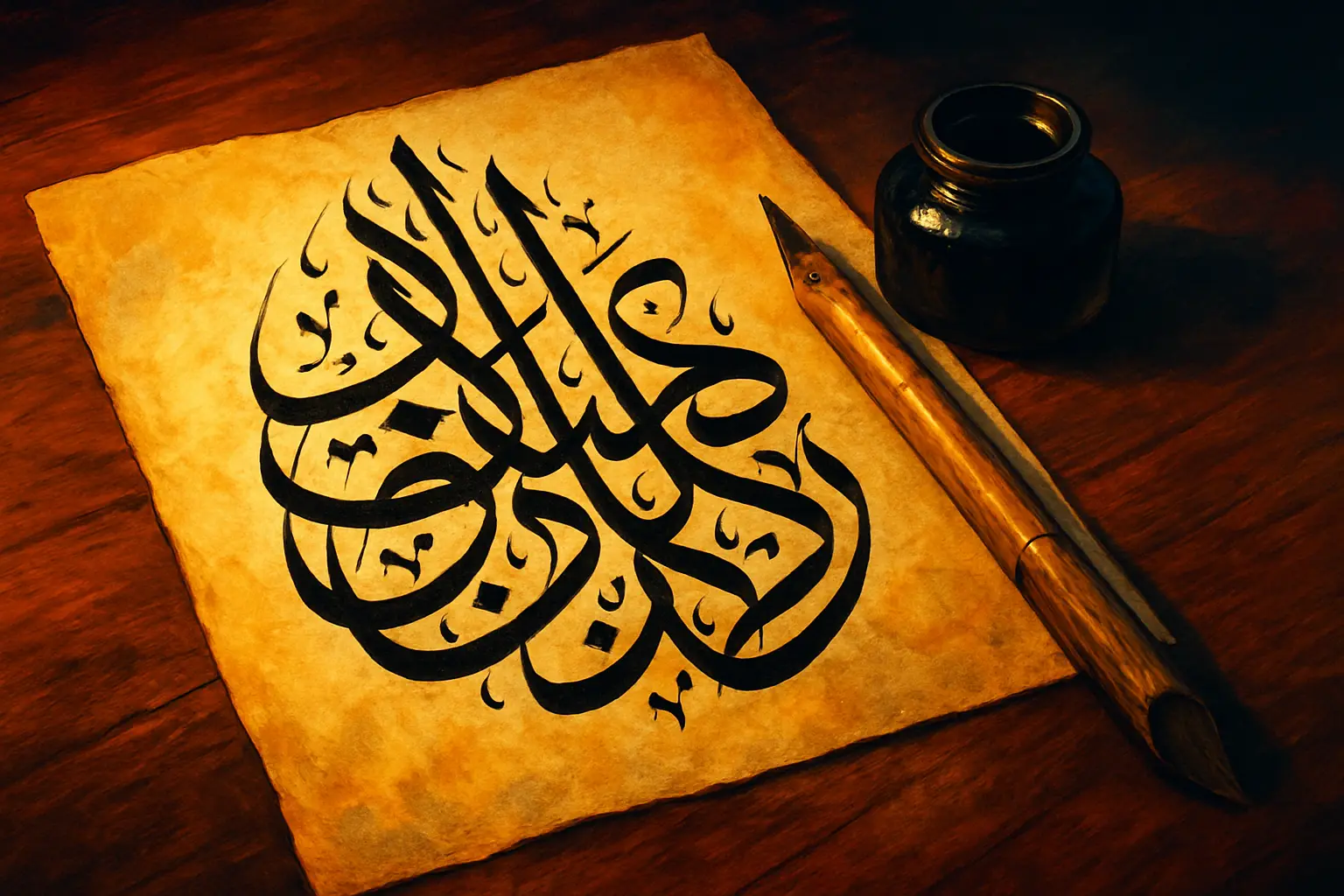 فنّ الخط العربي حين تتحوّل الحروف إلى لوحات