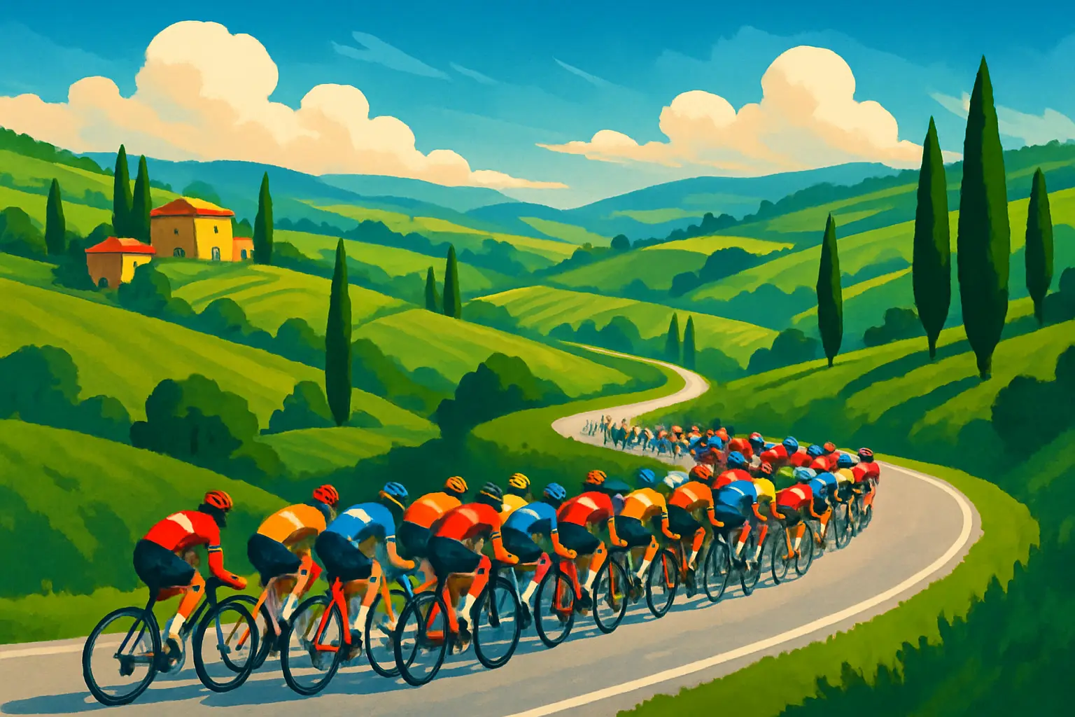 Il ciclismo su strada: fatica, strategia e passione