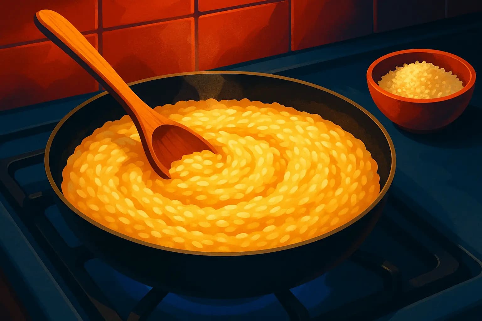 Il risotto perfetto: un piatto che richiede pazienza