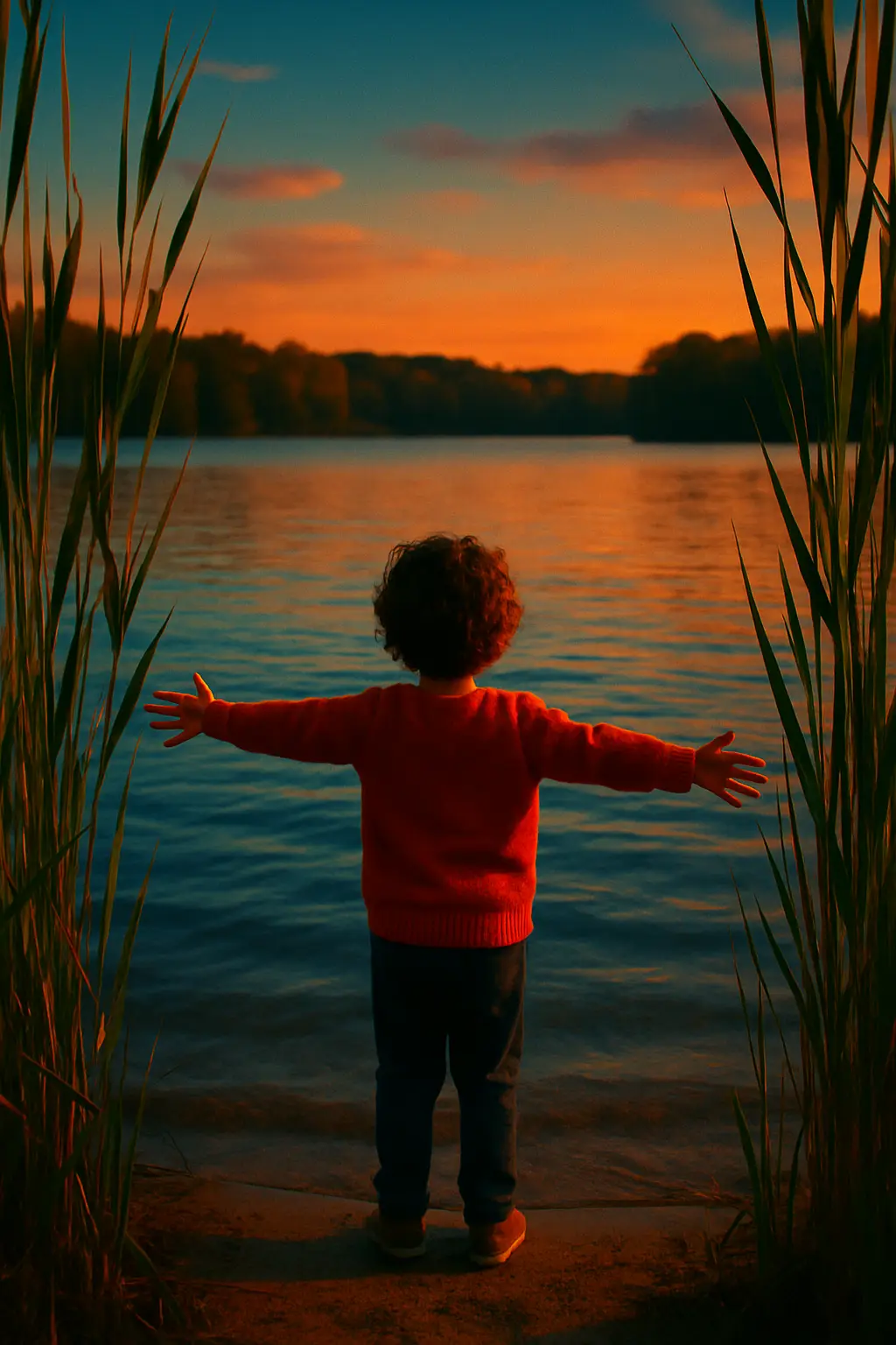 Illustration 4 of 5 for “A Day by the Lake”