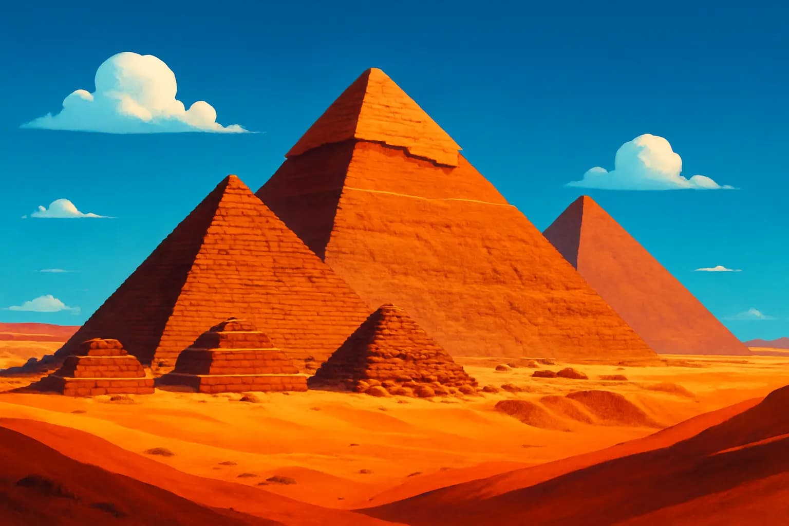 Die alten Ägypter und ihre Pyramiden