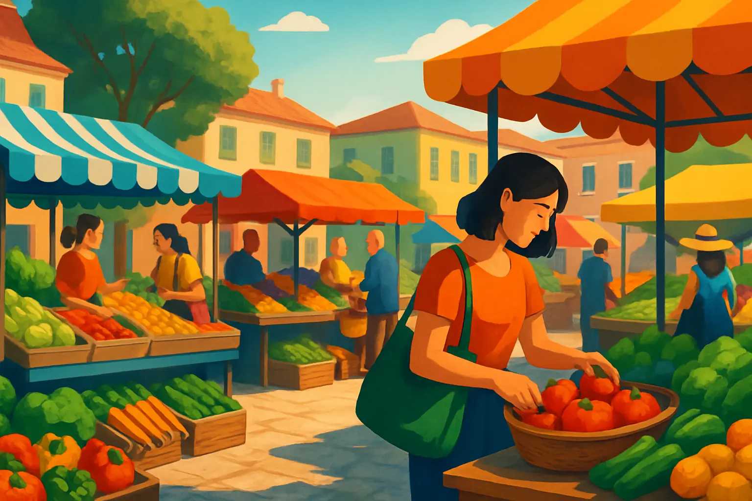 A Visit to the Market Town