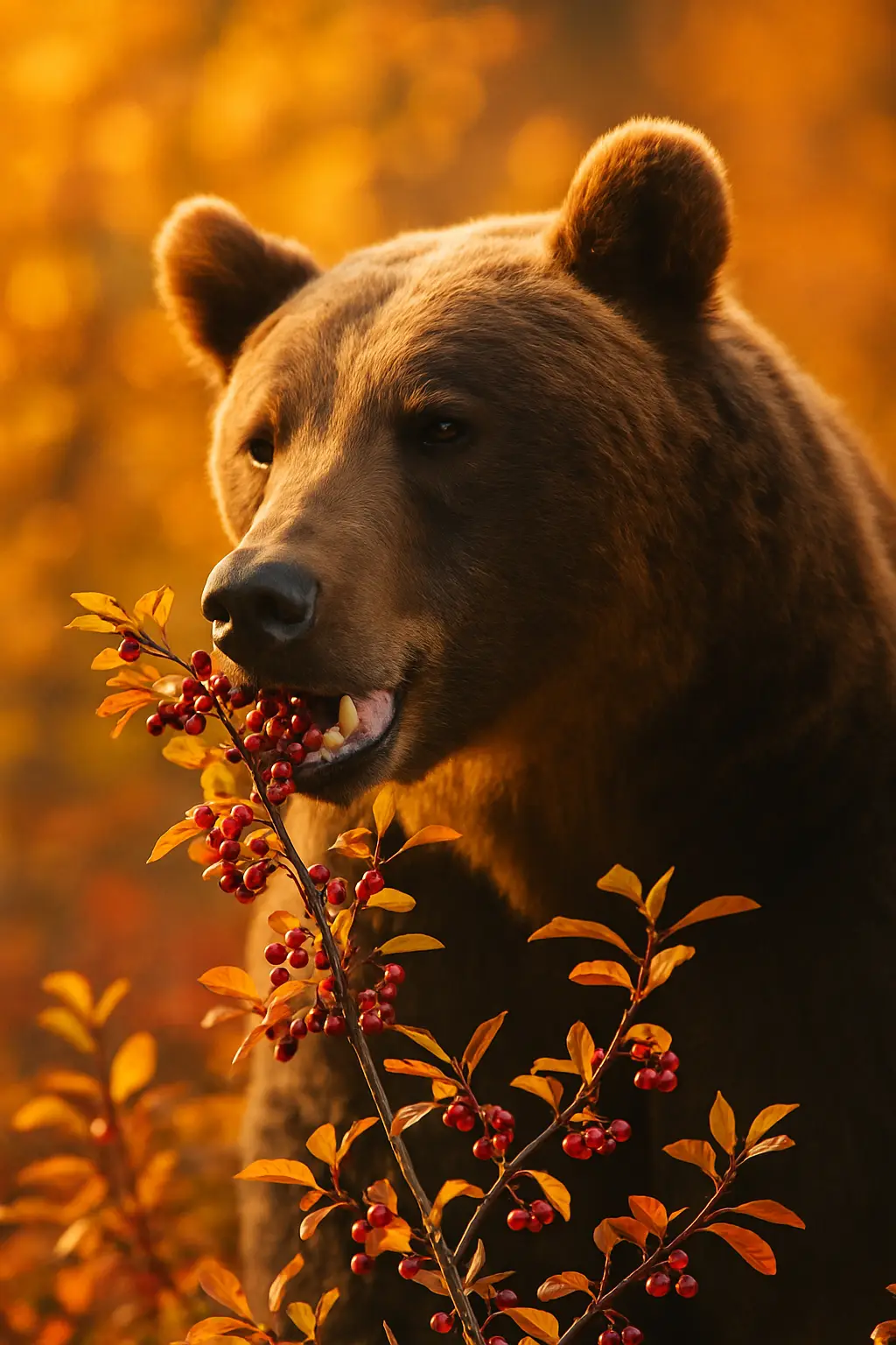Ilustración 1 de 2 para «El oso pardo: un gigante que vive en el bosque»