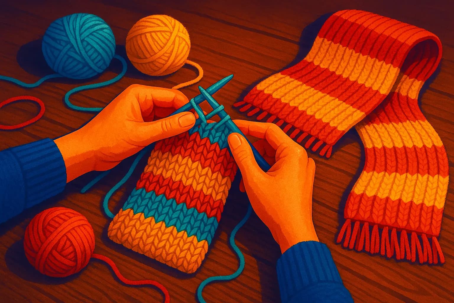 Le tricot, bien plus qu'un passe-temps
