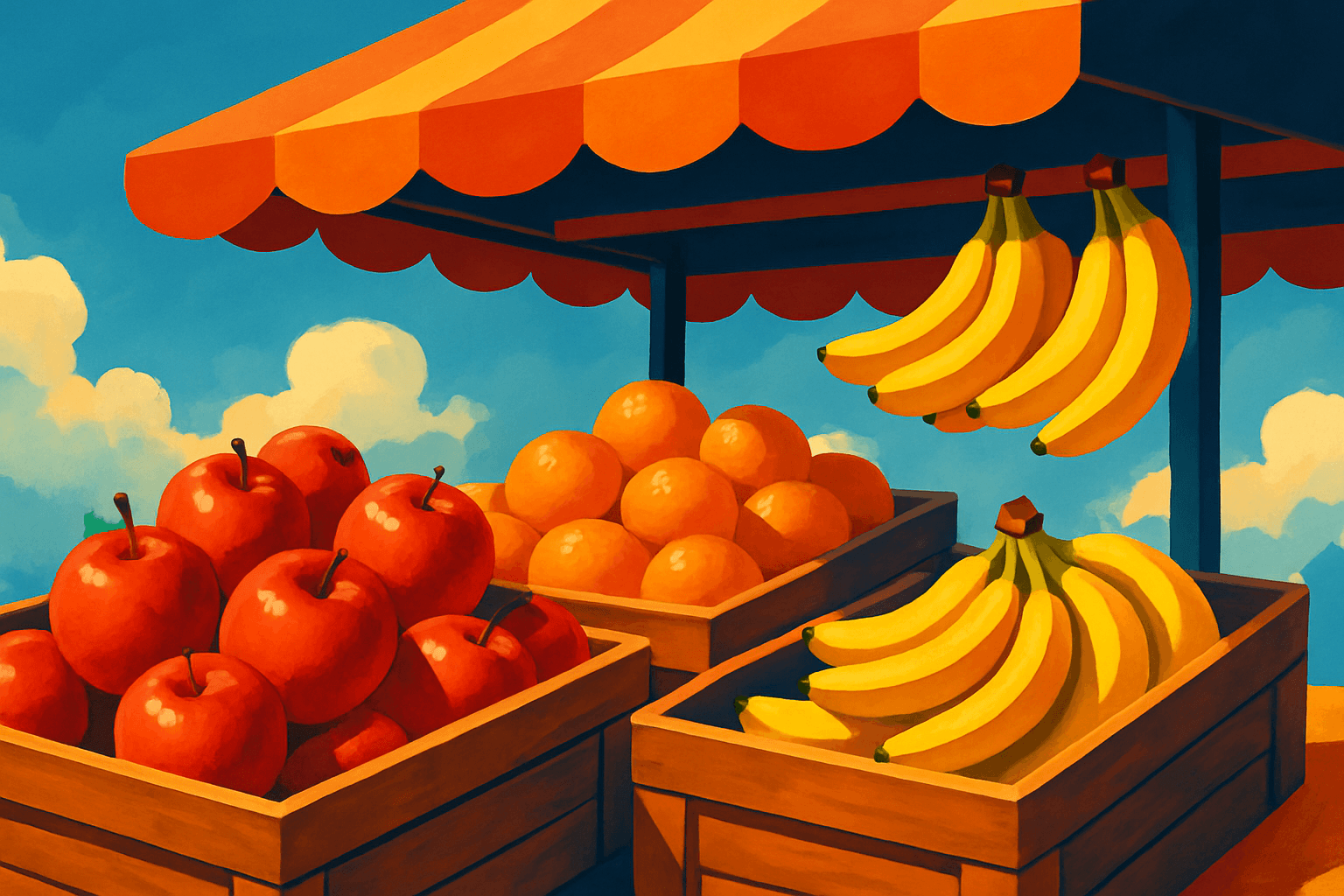 El mercado de frutas