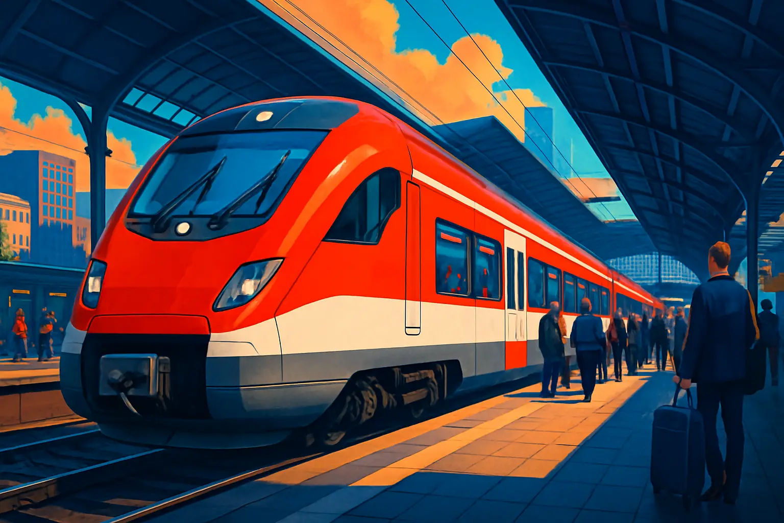 Mit dem Zug durch Deutschland
