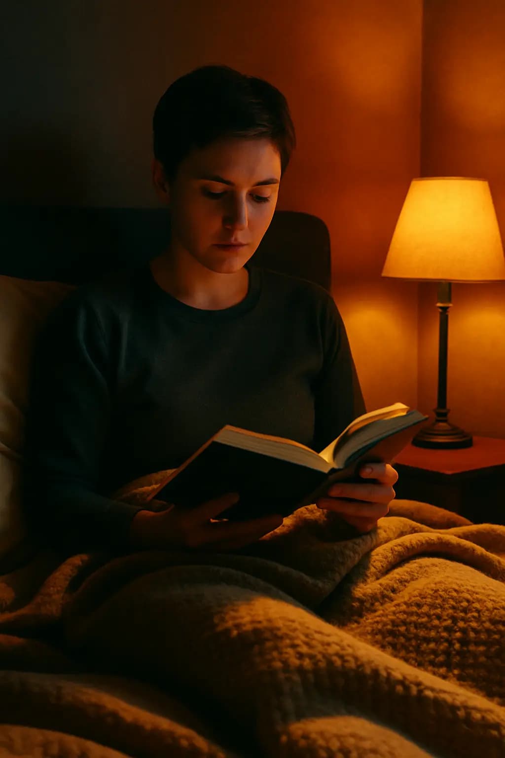 Illustration 1 of 5 for “Why Reading Before Bed Is a Great Habit”